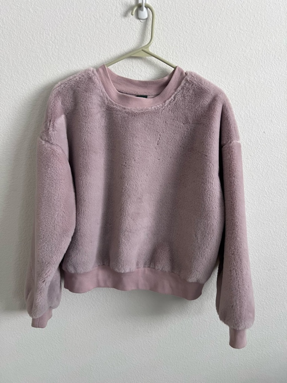 Wild Fable Plush Crewneck Sweater - Dusty Mauve
